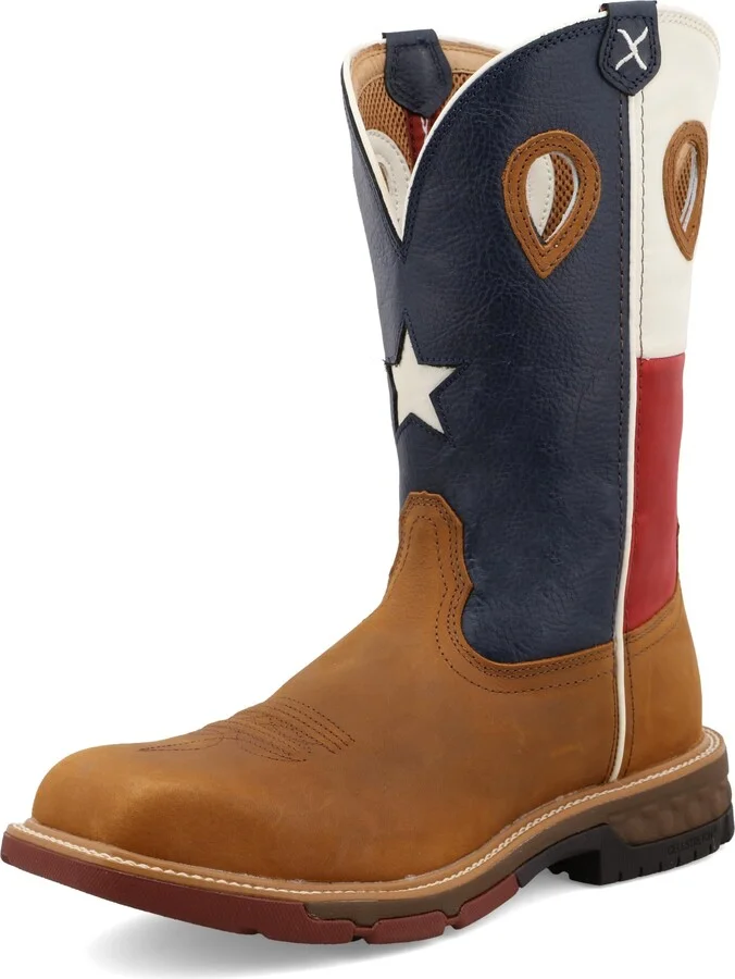 Light Brown & Texas Flag
