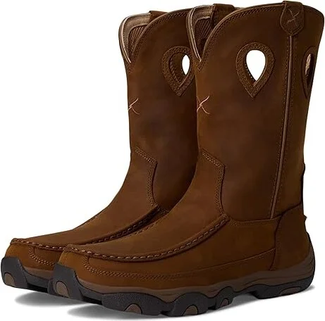 Twisted X MHKB002 Men's Shoes Distressed Saddle/Saddle : 7 M, Leather