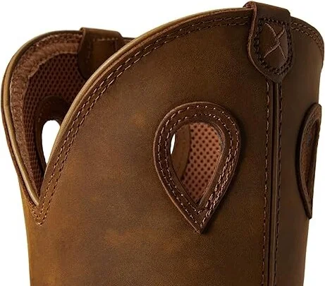 Twisted X MHKWBS1 Men's Boots Distressed Saddle & Saddle : 14 M, Leather - Image 6