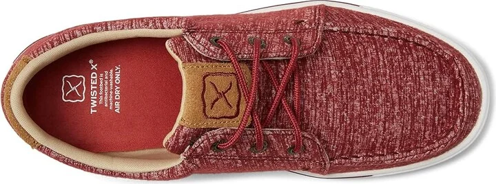 Twisted X WCA0049 Women's Shoes Red : 6.5 M, Leather/Wool - Image 2