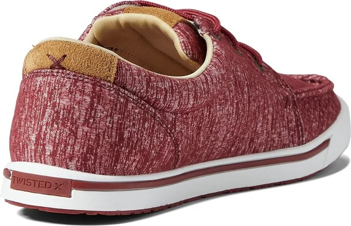 Twisted X WCA0049 Women's Shoes Red : 6.5 M, Leather/Wool - Image 4