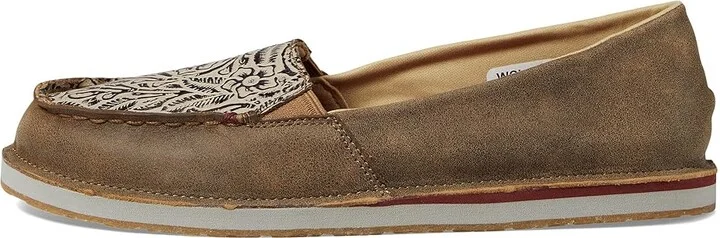 Twisted X WCL0019 - Slip-On Loafer Women's Shoes Bomber/Light Taupe : 6.5 M, Leather - Image 6