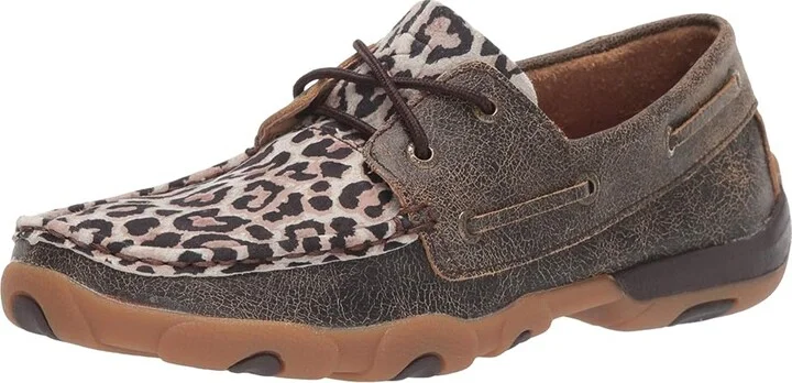 Twisted X WDM0057 Women's Boots Distressed/Leopard : 5.5 M, Leather - Image 2