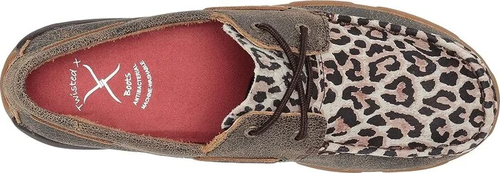 Twisted X WDM0057 Women's Boots Distressed/Leopard : 5.5 M, Leather - Image 3