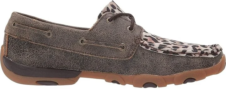 Twisted X WDM0057 Women's Boots Distressed/Leopard : 5.5 M, Leather - Image 8