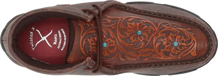 Twisted X WDM0081 Women's Boots Brown/Tooled Flowers : 6 M, Full Grain leather - Image 3