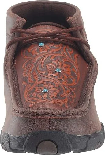 Twisted X WDM0081 Women's Boots Brown/Tooled Flowers : 6 M, Full Grain leather - Image 6