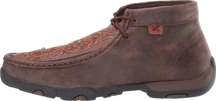Twisted X WDM0081 Women's Boots Brown/Tooled Flowers : 6 M, Full Grain leather - Image 7