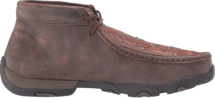 Twisted X WDM0081 Women's Boots Brown/Tooled Flowers : 6 M, Full Grain leather - Image 8