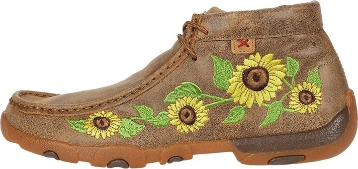 Twisted X WDM0128 Women's Shoes Bomber/Sunflower : 6.5 M, Leather - Image 7