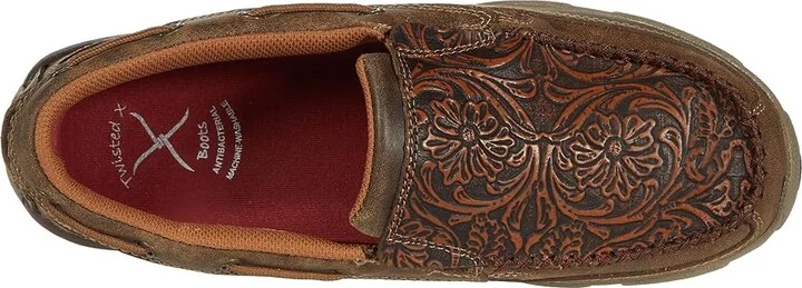 Twisted X WDMS018 Women's Shoes Bomber/Tooled : 8.5 M, Leather - Image 3