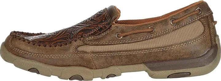 Twisted X WDMS018 Women's Shoes Bomber/Tooled : 8.5 M, Leather - Image 7