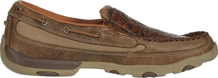 Twisted X WDMS018 Women's Shoes Bomber/Tooled : 8.5 M, Leather - Image 8