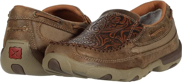 Twisted X WDMS018 Women's Shoes Bomber/Tooled : 8.5 M, Leather