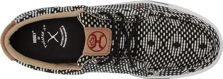 Twisted X WHYC017 Women's Shoes Black/White : 8 M, Canvas - Image 3