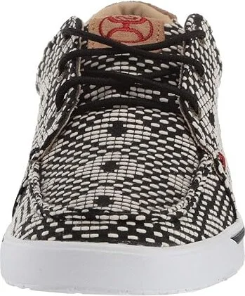 Twisted X WHYC017 Women's Shoes Black/White : 8 M, Canvas - Image 6