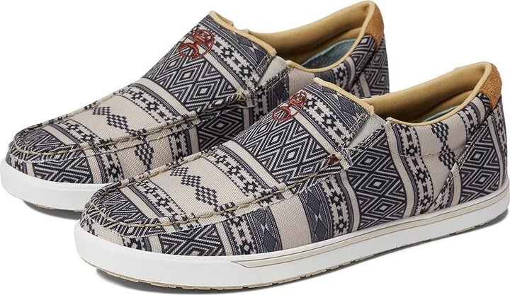 Twisted X WHYC022 Women's Shoes Taupe/Black : 9.5 M, Textile