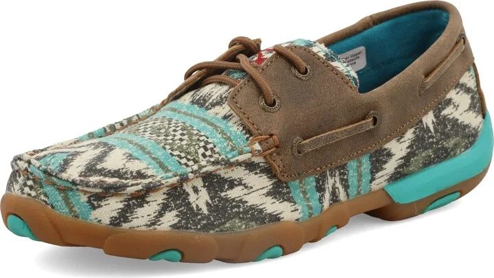 Twisted X Women's Boat Shoe Driving Moc