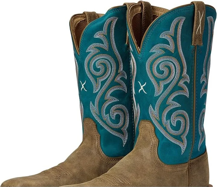 Twisted X WXTR001 Cowboy Women's Boots Bomber/Stormy Blue : 8 B - Medium, Leather - Image 5