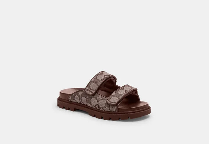 Two Band Sport Slide In Signature Jacquard