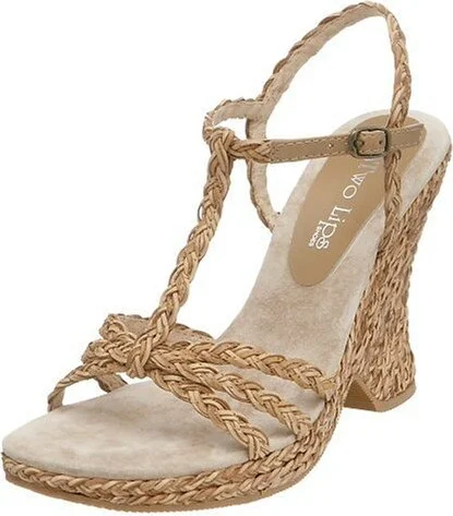 Two Lips Women's Celeste T-Strap Sandal
