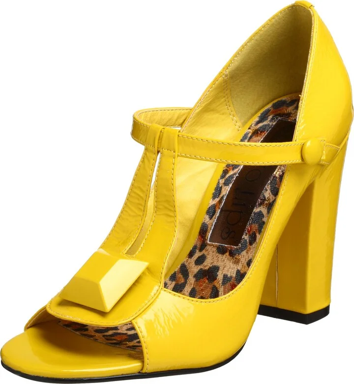 Two Lips Women's Dhalia Open-Toe Pump