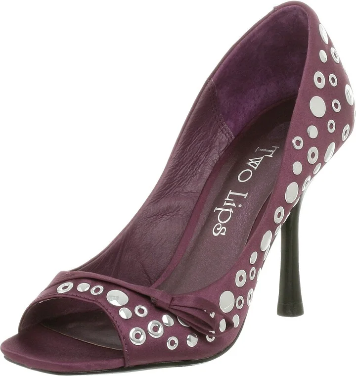 Two Lips Women's Disco High Open Toe Pump
