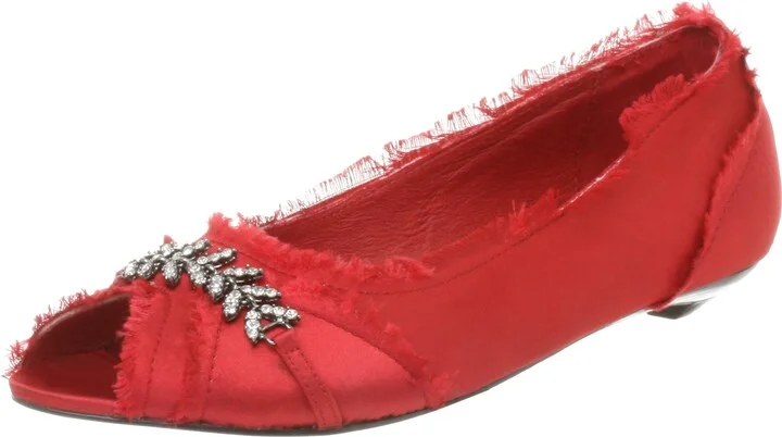 Two Lips Women's Hailee Open Toe Flat