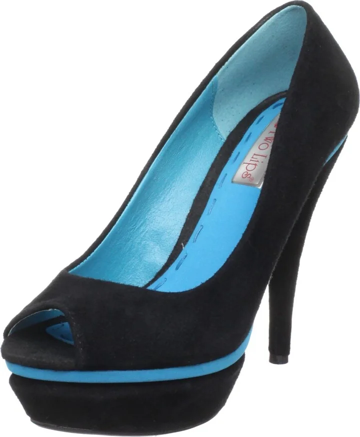 Black Suede/Turquoise