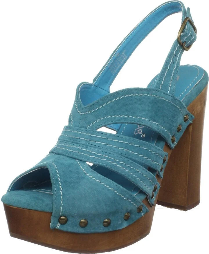 Turquoise Suede