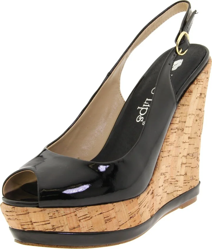 Two Lips Women's Slash Slingback Pump