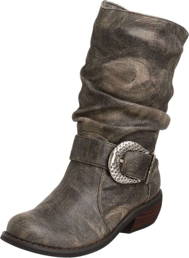 Two Lips Women's Wildcat Ankle Gathered with Buckle Boot
