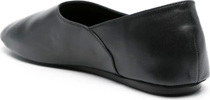 Two-Panel Leather Ballerina Flats - Image 3