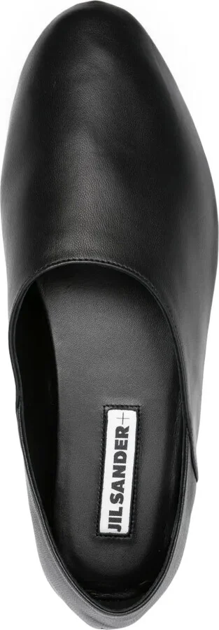 Two-Panel Leather Ballerina Flats - Image 4