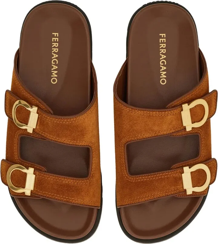 Two-Strap Flat Sandals - Image 4