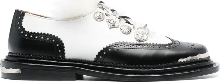 Two-Tone 35mm Embellished Oxford Shoes
