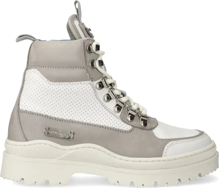 Two-Tone Ankle Boots