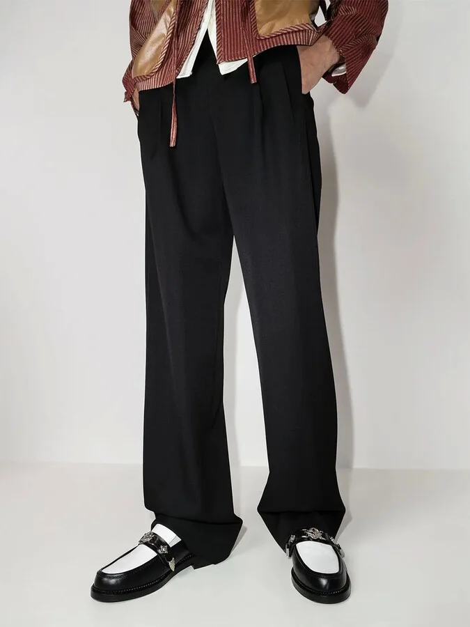 Two-Tone Buckled Loafers - Image 3