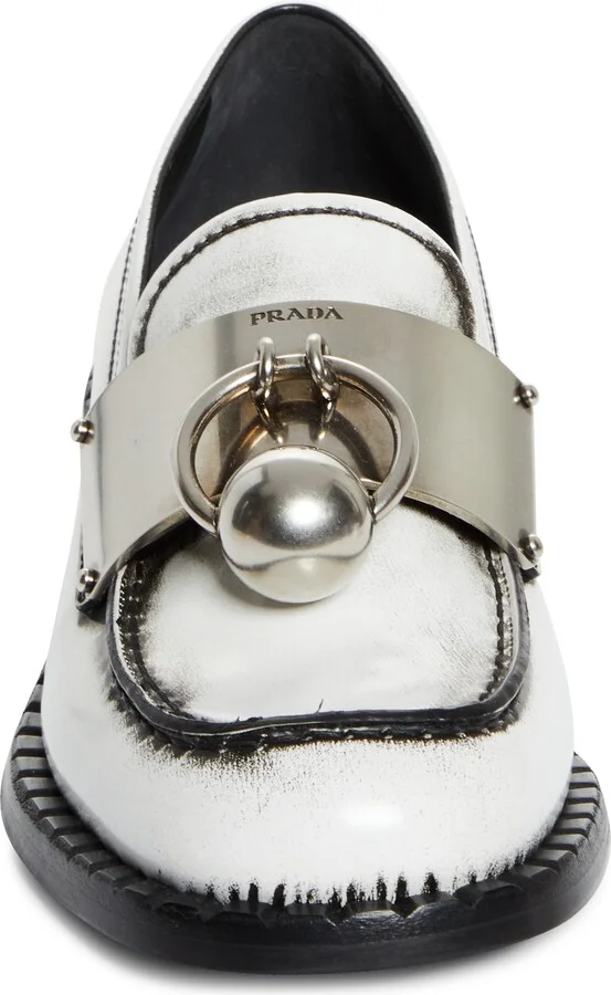 Two-Tone Calfskin Leather Loafer - Image 4