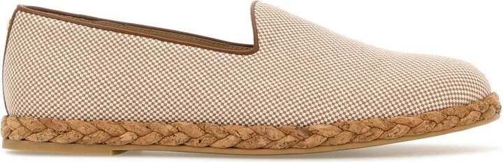Two-tone Canvas Logo Signature Espadrilles
