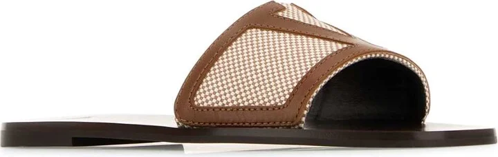 Two-tone Canvas Viva Superstar Slippers - Image 2