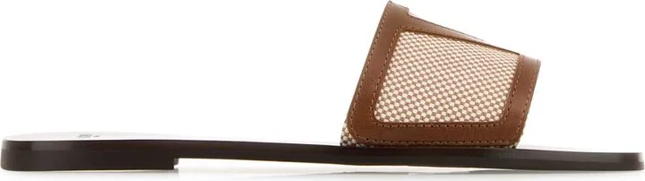 Two-tone Canvas Viva Superstar Slippers