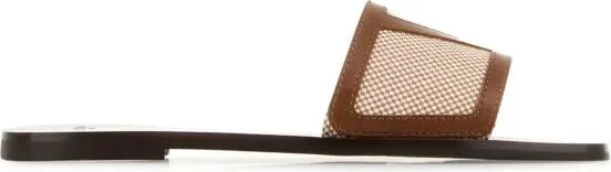 Two-tone canvas Viva Superstar slippers