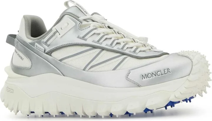 Two-tone Fabric And Leather Trailgrip Sneakers - Image 2