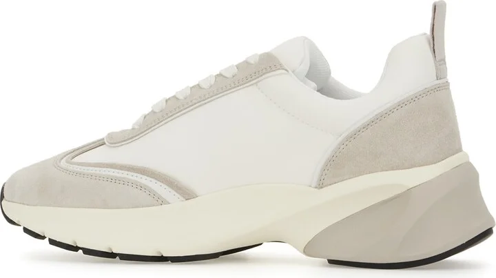 Two-tone Fabric And Suede Good Luck Sneakers - Image 3