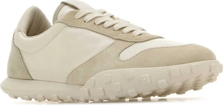 Two-tone Fabric And Suede Sneakers - Image 2