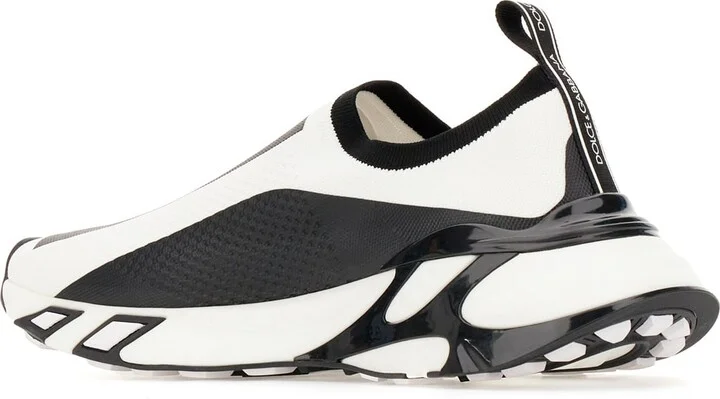 Two-tone Fabric Fast Slip Ons - Image 3