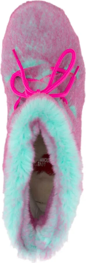 Two-Tone Faux-Fur Boots - Image 4