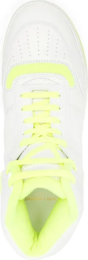 Two-Tone High-Top Sneakers - Image 4