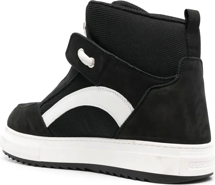 Two-Tone High-Top Sneakers - Image 3